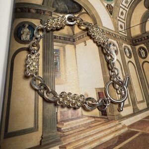 Elegant Silver Chain Bracelet